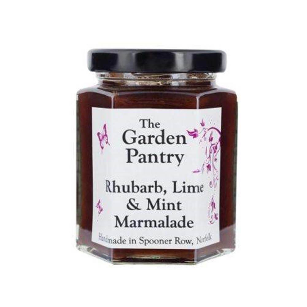 GARDEN PANTRY RHUBARB LIME AND MINT MARMALADE 200G